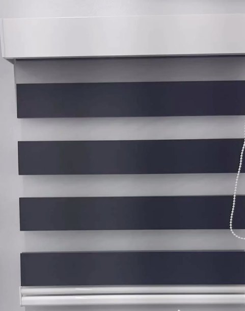 Closed zebra bands — full privacy